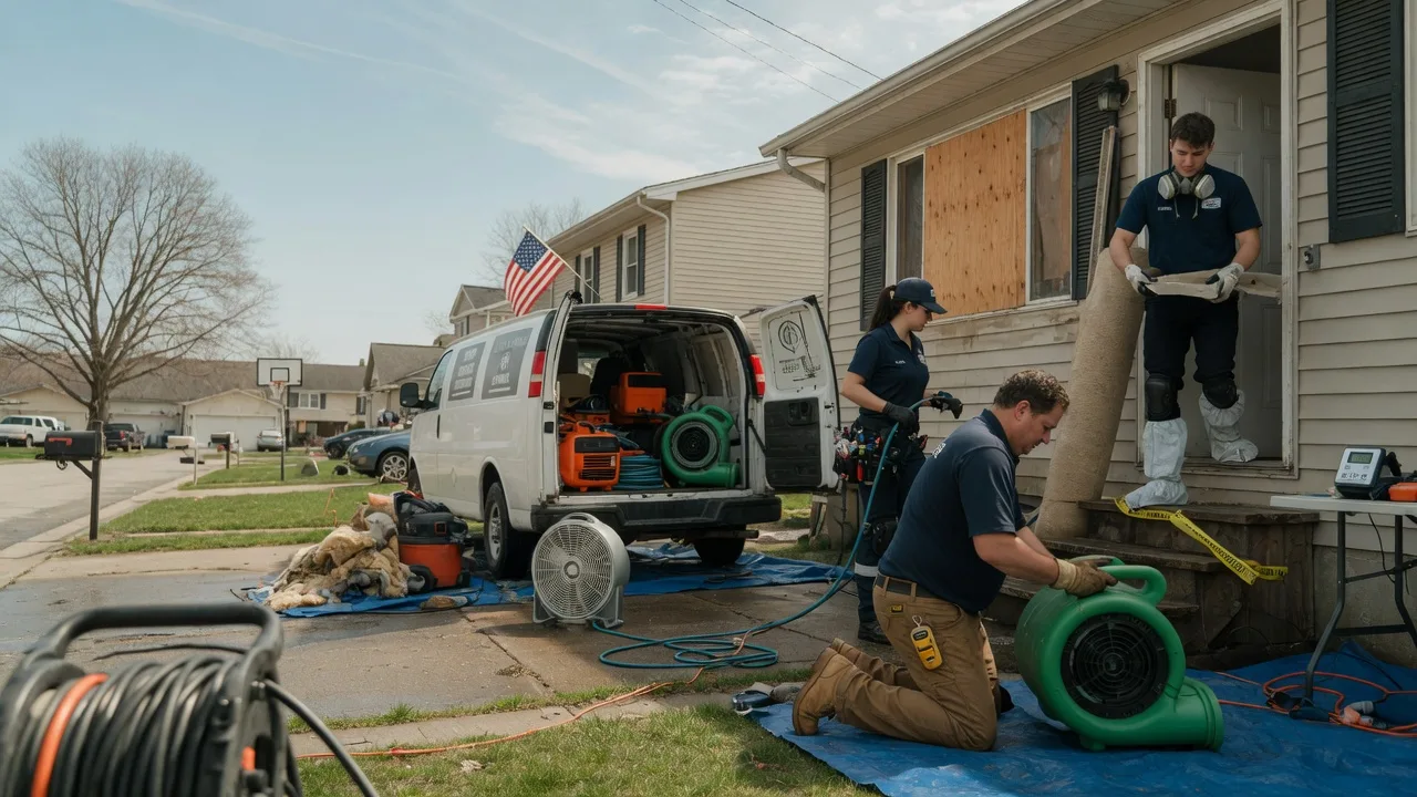 Water Damage Restoration in Daleville, IN near me